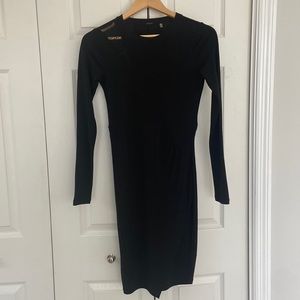 Form-Fitting Faux-Wrap Dress by Elie Tahari